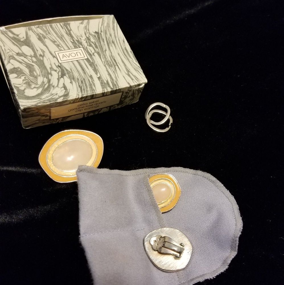 Collectable Avon rose quartz set - Picture 2 of 6